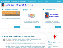 Tablet Screenshot of colleges-lycees.ec56.org